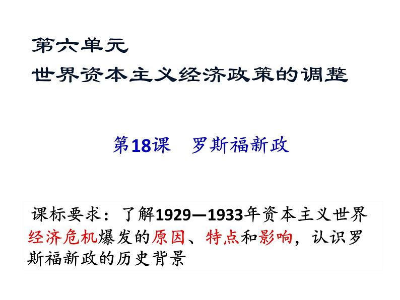 第18课 罗斯福新政课件PPT02