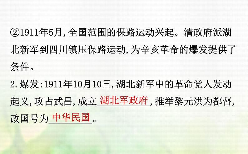 人民版必修一专题三 3.2辛亥革命 课件05