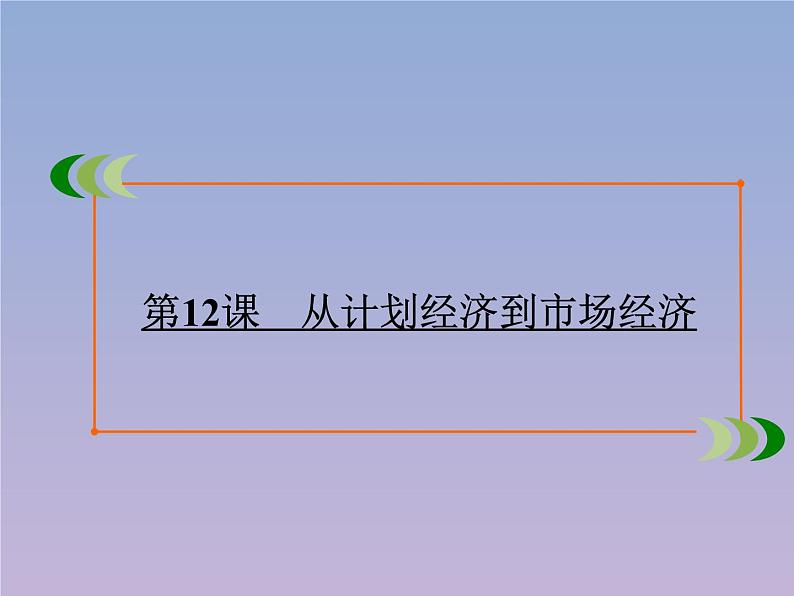 高中历史第4单元中国近现代社会生活的变迁第12课从计划经济到市场经济课件新人教版必修202