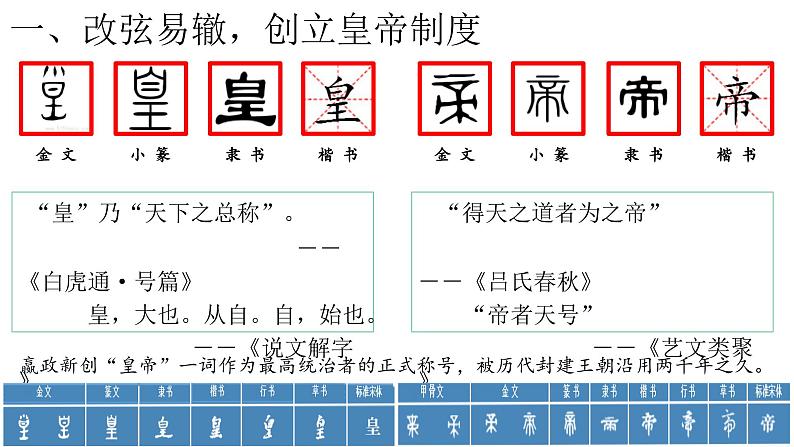 人教版必修一：第2课 秦朝中央集权制度的形成 课件（共26张ppt）第6页