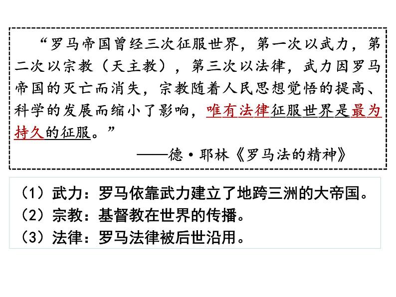 人教版高中历史必修一课件第2单元第6课罗马法的起源与发展（共24张PPT）02