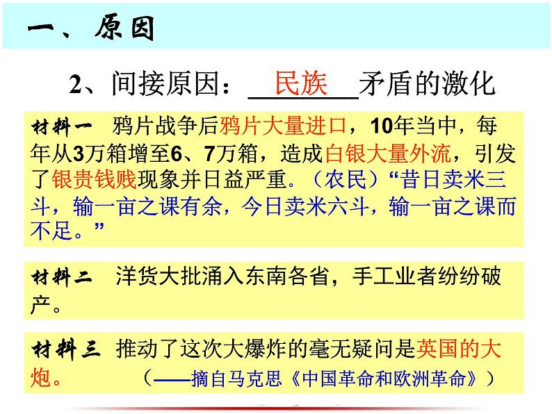 人教版高中历史必修一第11课-太平天国运动(共21张PPT)课件PPT第4页