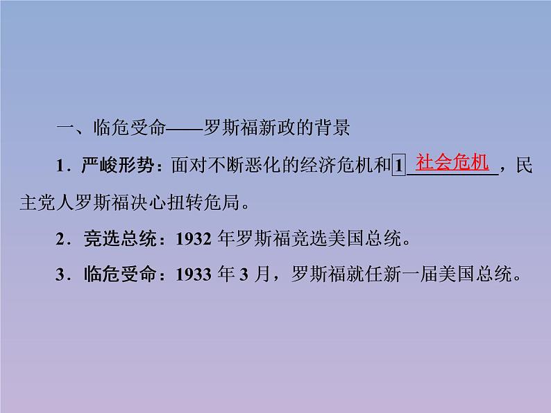 高中历史第6单元世界资本主义经济政策的调整第18课罗斯福新政课件新人教版必修2第5页