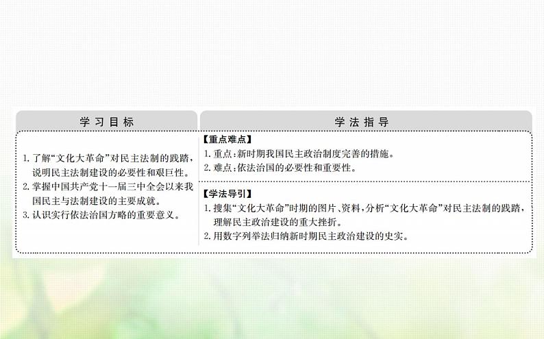 各版本通用高中历史4.2政治建设的曲折历程及其历史性转折课件必修1第2页