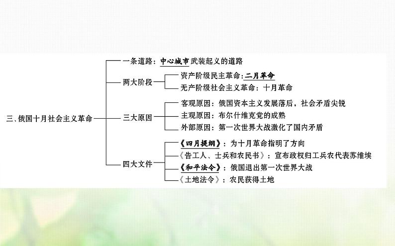 人民版必修一专题八解放人类的阳光大道阶段复习课件必修104