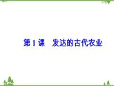 人民版历史必修2专题一 1.1古代中国的农业经济 课件PPT