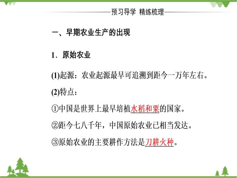 人民版历史必修2专题一 1.1古代中国的农业经济 课件PPT04