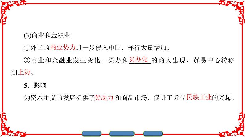 人民版历史必修2专题二2.1近代中国民族工业的兴起 课件PPT05