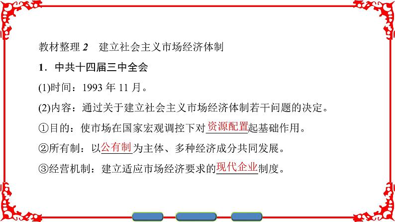 人民版历史必修2专题三3.3.走向社会主义现代化建设新阶段 课件PPT07