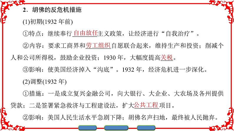 人民版历史必修2专题六6.1自由放任的美国 课件PPT08