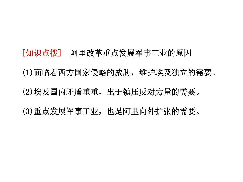 人民版高中历史选修一6.2中兴埃及的改革 课件PPT08