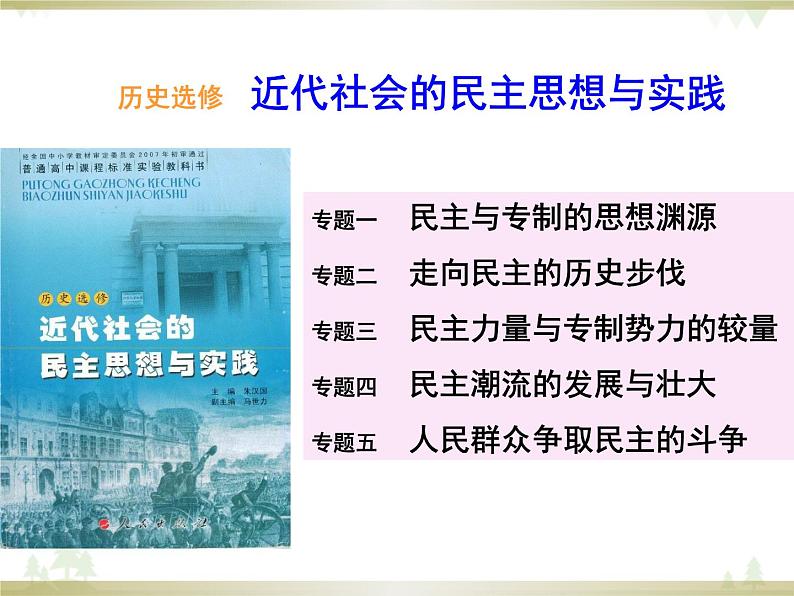 人民版高中历史选修二1.1欧洲君主专制理论的构建 课件第2页