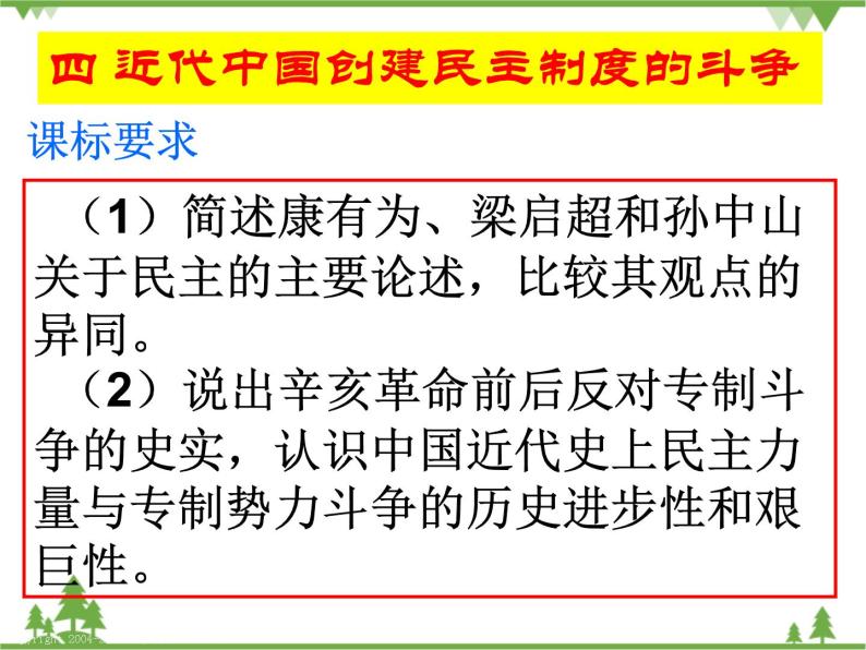 人民版高中历史选修二2.4近代中国创建民主制度的斗争 课件PPT03