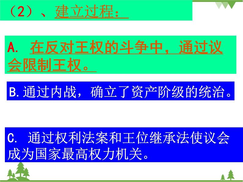 人民版高中历史选修二2.2实现民主的政治构建 课件PPT06