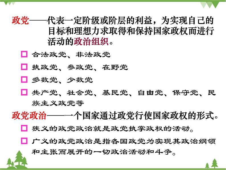 人民版高中历史选修二4.2竞争基础上的政党政治 课件02