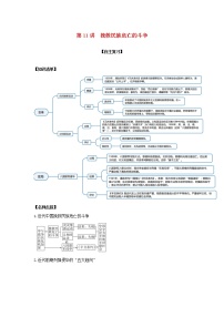 2022高考历史一轮复习思维导图纲要上第五单元晚清时期的内忧外患与救亡图存11挽救民族危亡的斗争含解析