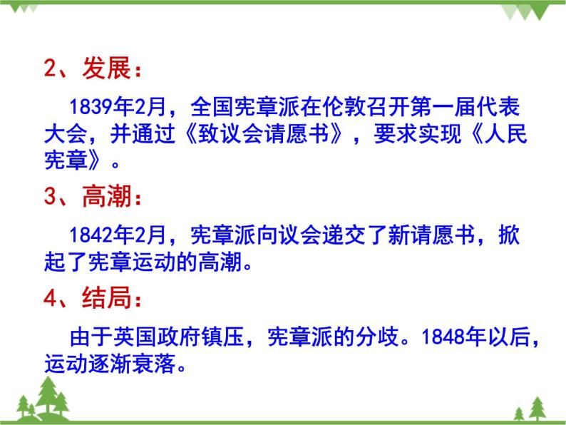 人民版高中历史选修二5.2人英国工人对民主政治的追求课件06