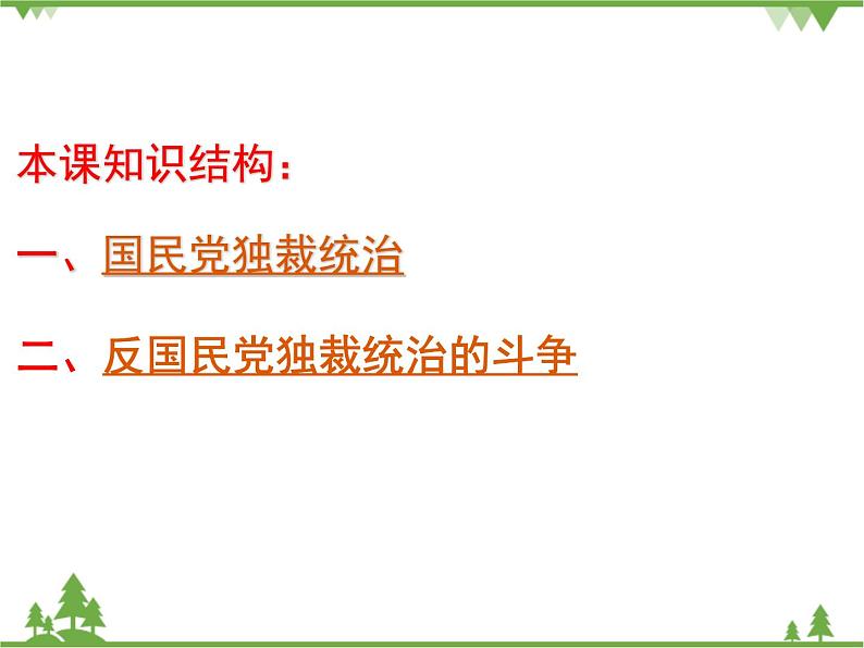 人民版高中历史选修二5.4反对国民党独裁统治的斗争课件02