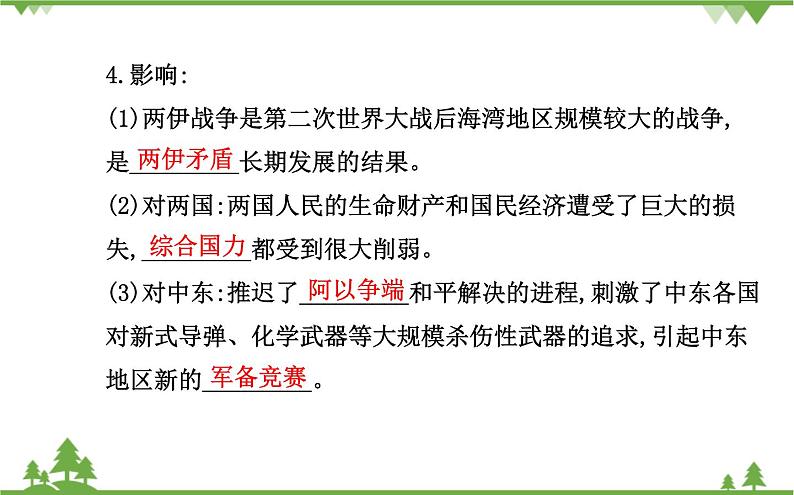 人民版高中历史选修三5.3高科技条件下的现代战争课件04