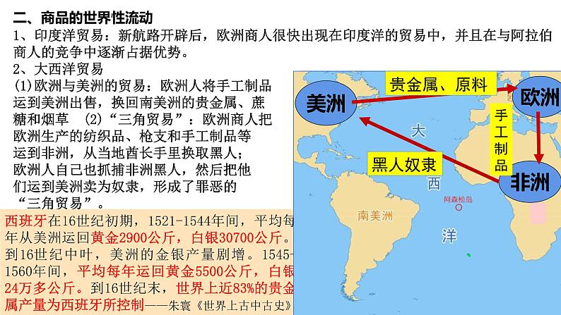 2021-2022学年统编版（2019）高中历史必修中外历史纲要下 第7课 全球联系的初步建立与世界格局的演变 课件（16张ppt）第4页