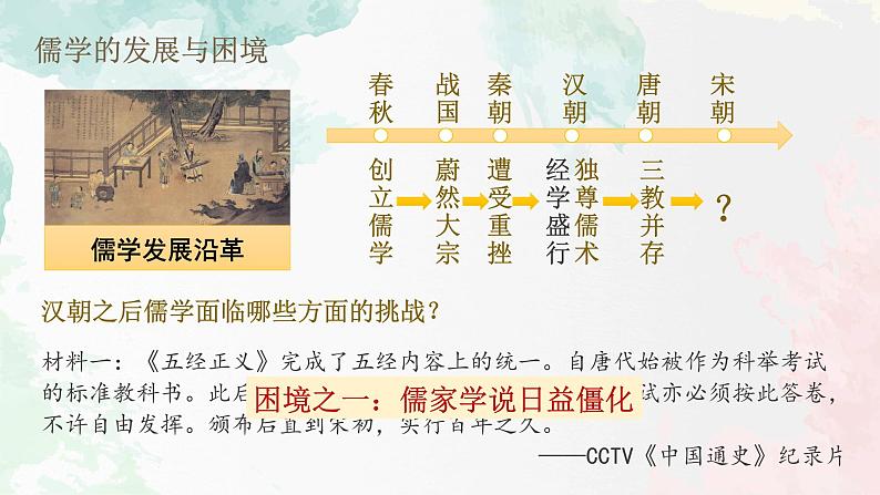 2021-2022学年统编版（2019）高中历史必修中外历史纲要上册第十二课辽宋夏金元的文化课件（23张PPT）第3页