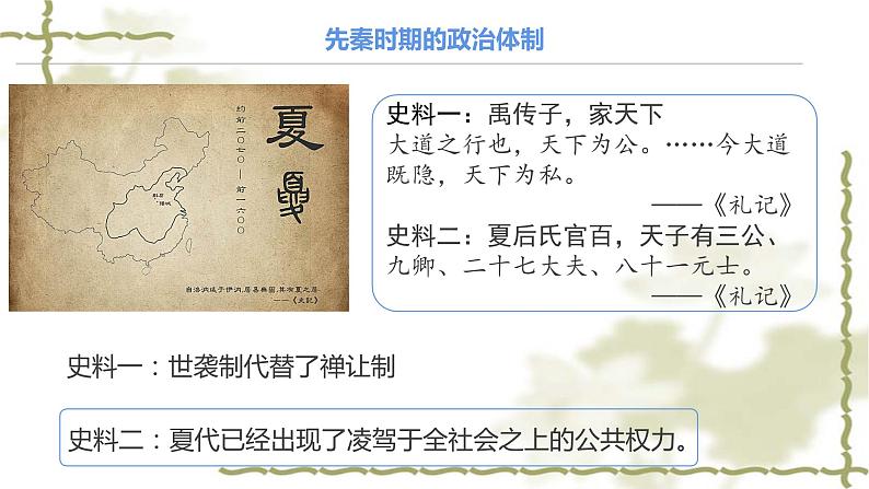 2021-2022学年选择性必修一 第1课 中国古代政治制度的形成与发展 课件（31张PPT）第4页