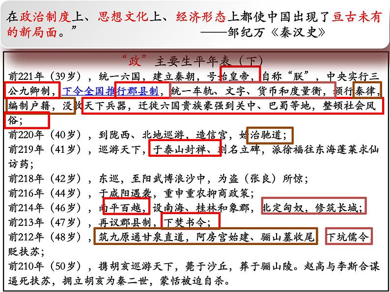 2021-2022学年统编版（2019）高中历史必修中外历史纲要上册第3课 秦统一多民族封建国家的建立  课件（28张PPT）第7页