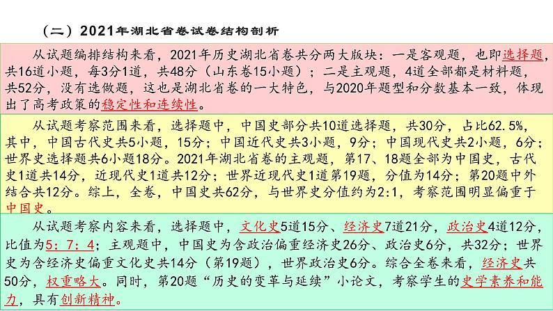 2021年高考历史卷评析与2022年高考命题趋势探索 课件（82张PPT）第7页