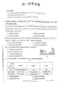 江西省11名校联盟2021-2022学年高一上学期12月月考历史试题扫描版含答案