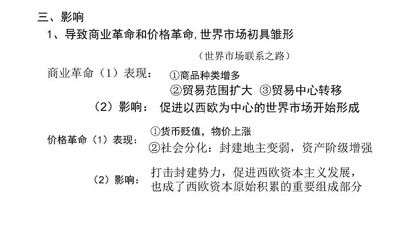 2021届艺术生历史快速复习冲刺 必修二单元二、资本主义世界市场的形成和发展pptx第5页