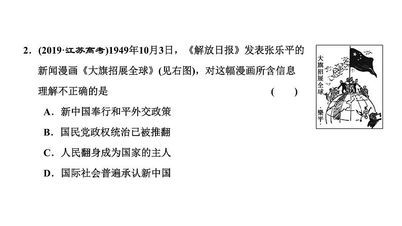 2022届高考二轮复习专题微课（一）民主政治 在曲折中逐渐完善 课件第7页