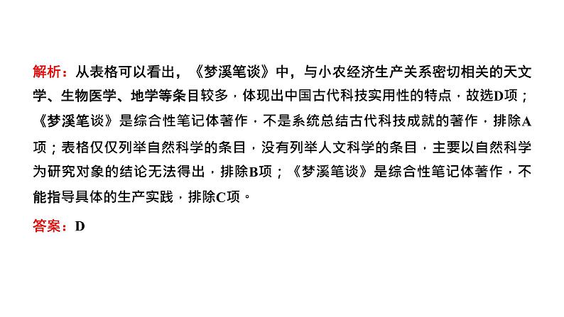 2022届高考二轮复习专题微课（二）科技成就 从领先世界到迟滞落后 课件（张PPT）07