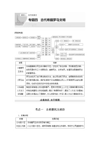 【最新】2022年高考历史二轮复习 第1部分 板块1 专题4　古代希腊罗马文明学案