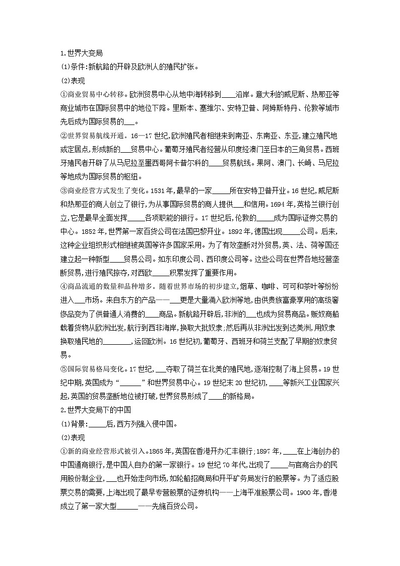 第8课 世界市场与商业贸易 课件+教案+导学案+视频02