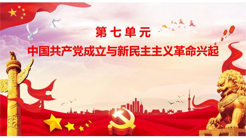 21--五四运动与中国共产党的诞生课件PPT第1页