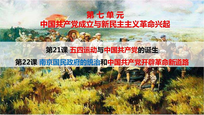 21--五四运动与中国共产党的诞生课件PPT第2页