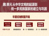 第一单元 从中华文明起源到秦汉统一多民族封建国家的建立与巩固  复习课件