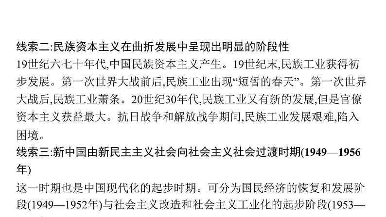 2022届高中历史一轮复习  专题七 第21讲近代中国资本主义的曲折发展  精品课件(人民版）第5页