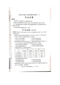 陕西省咸阳市2021届高三上学期高考模拟检测（一）历史
