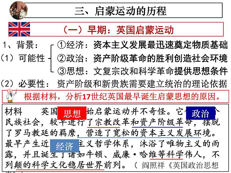 第14课 理性之光-高一历史回顾复习优质课件（岳麓版必修3）06