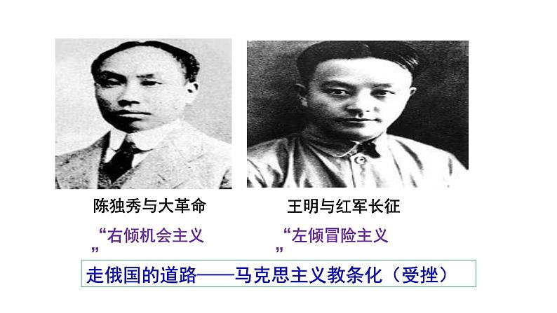 4.1毛泽东思想的形成与发展 课件--人民版历史必修3一轮复习02