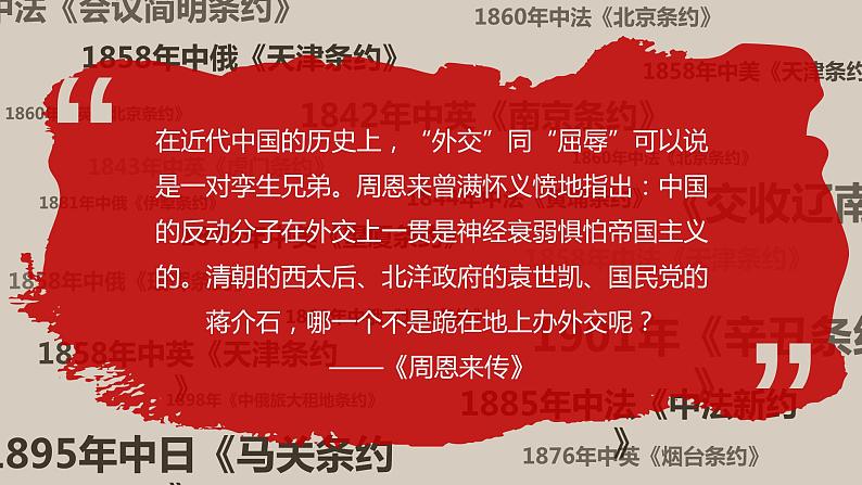 第26课 屹立于世界民族之林——新中国的外交-高一历史回顾复习优质课件（岳麓版必修1）01