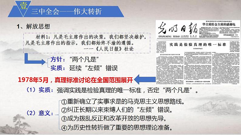 第28课中国特色社会主义道路的开辟与发展-2021-2022学年高一历史课件（中外历史纲要上）第3页