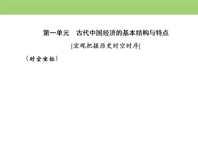 人教版高中历史必修二 课件：第一单元　第1课　发达的古代农业第2页