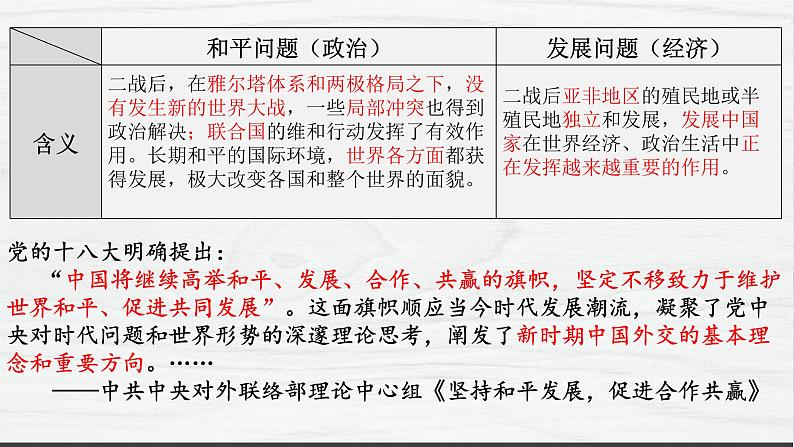 第23课 和平发展合作共赢的时代潮流 讲学课件 高中历史人教部编版 中外历史纲要（下）（2022年）第5页