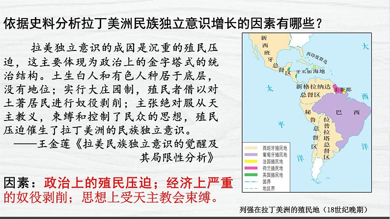 第13课 亚非拉民族独立运动 讲学课件 高中历史人教部编版 中外历史纲要（下）（2022年）第6页