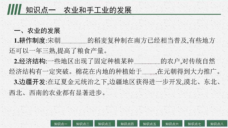 人教版新高考历史一轮复习课件--辽宋夏金元的经济、社会与文化第5页