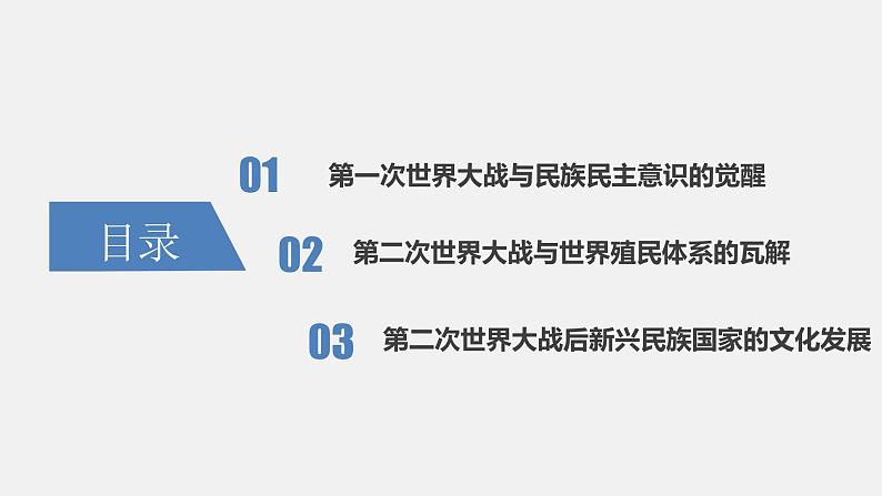 第13课  现代战争与不同文化的碰撞和交流 课件 高中历史人教部编版 选择性必修3（2022年）第3页