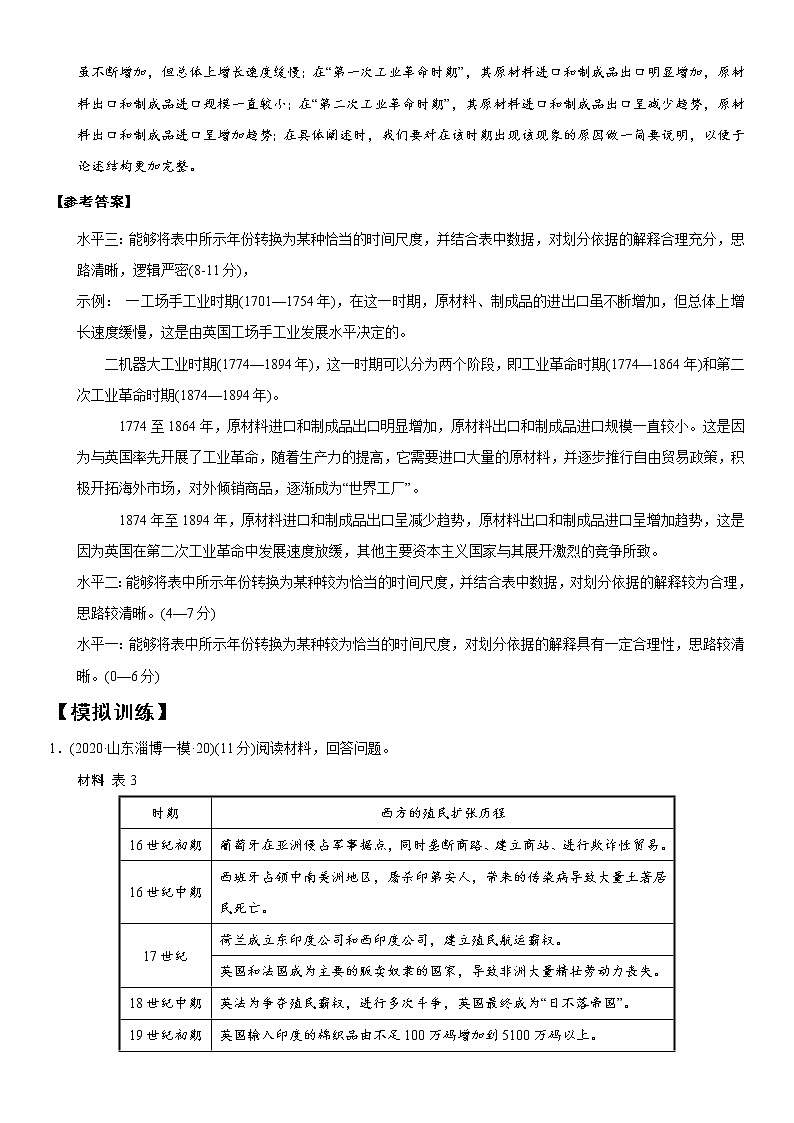 专题05 时间尺度-2021年山东省新高考历史非选择题高分攻略第2页