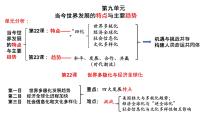 高中历史人教统编版(必修)中外历史纲要(下)第九单元 当代世界发展的特点与主要趋势第22课 世界多极化与经济全球化	教课内容ppt课件